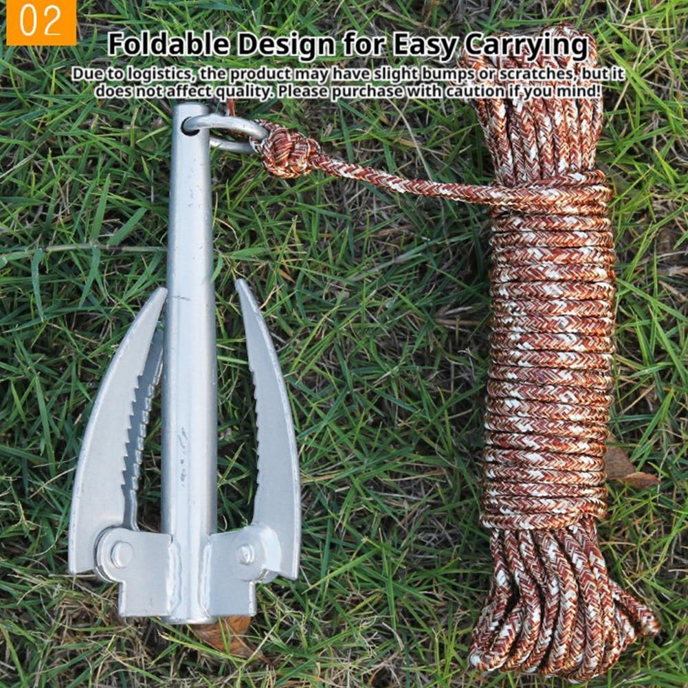 Fishing Boat Anchor - Grappling-Haken für den Außenbereich, Überlebenswerkzeug mit