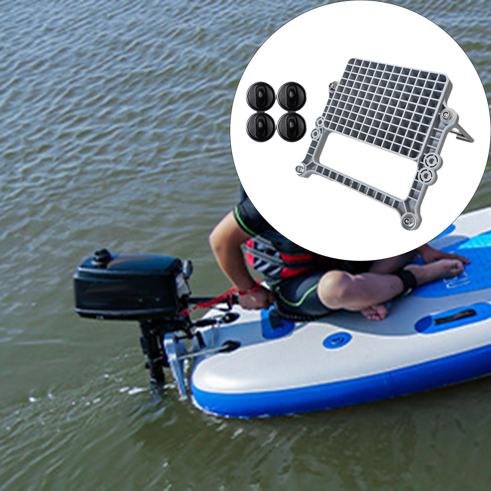 Fishing Boat Trolling Motor - Bootsmotor-Montagesatz, leistungsstarker Außenbordmotorständer für Angelkajaks, Schlauchboote,