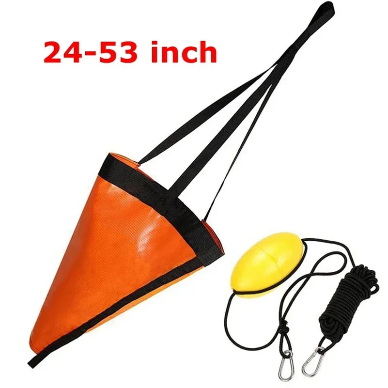 Fishing Boat Anchor - 24/32/42/53'' Marine-Ankerboje für Kajak, Ruderboot, Angelboot,