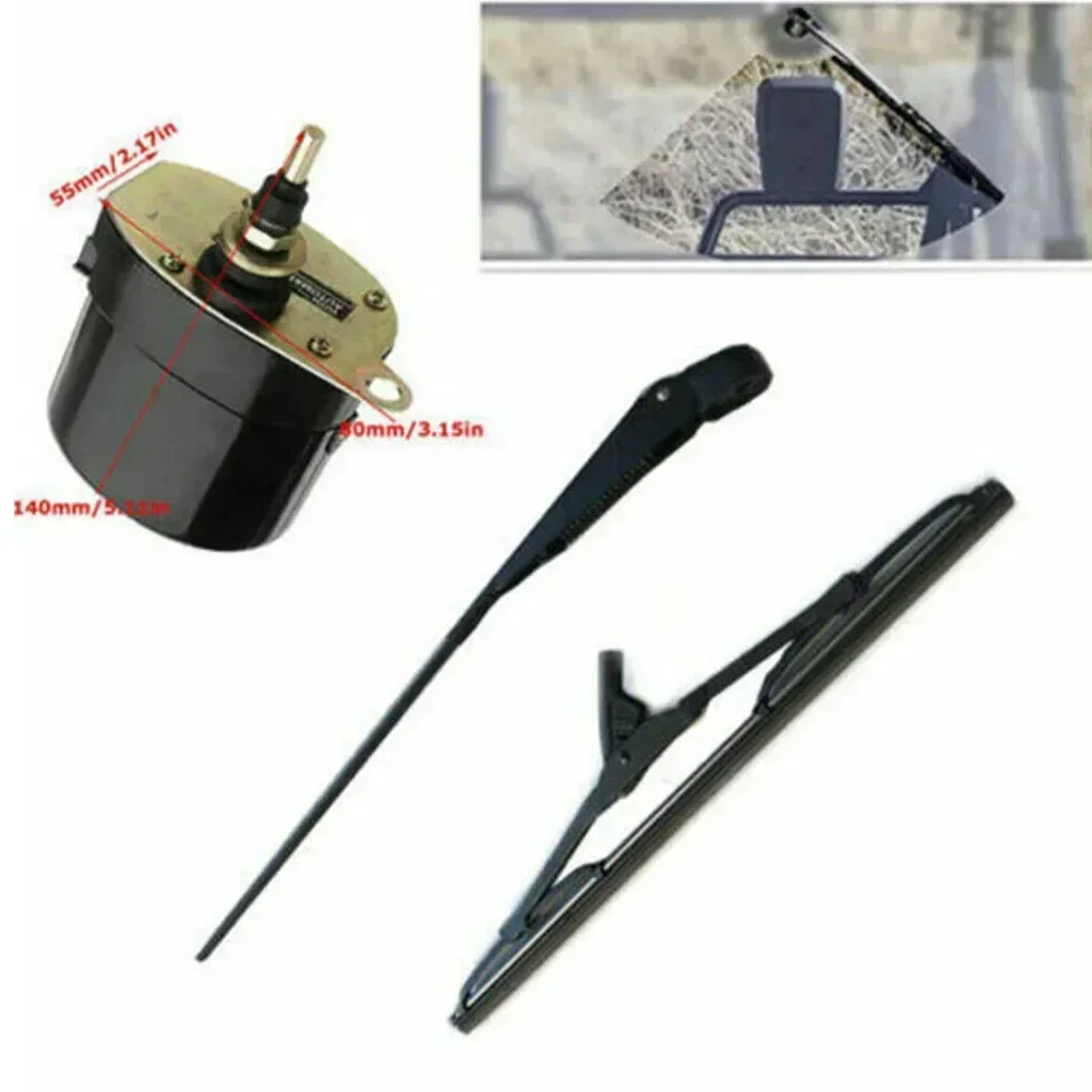 Fishing Boat Trolling Motor - Neuer 12-V-Scheibenwischermotor mit Klingen für Fischerboote