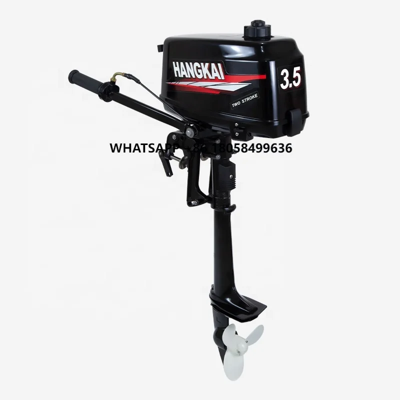 Fishing Boat Outboard Motor - Bootsmotoren Außenborder 3,5 PS 2-Takt HANGKAI