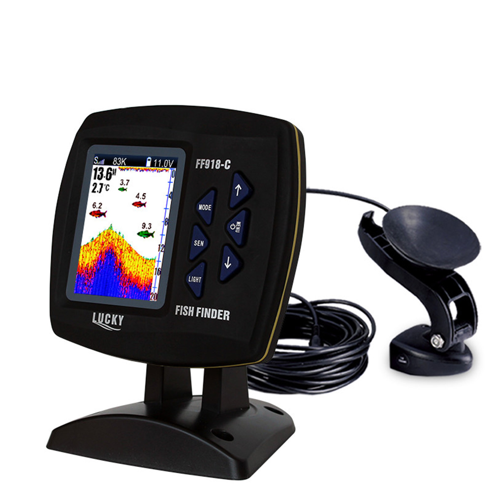 Fishing Boat Depth Finder - FF918-C100DS Farbbild schirm verdrahteter Fisch finder