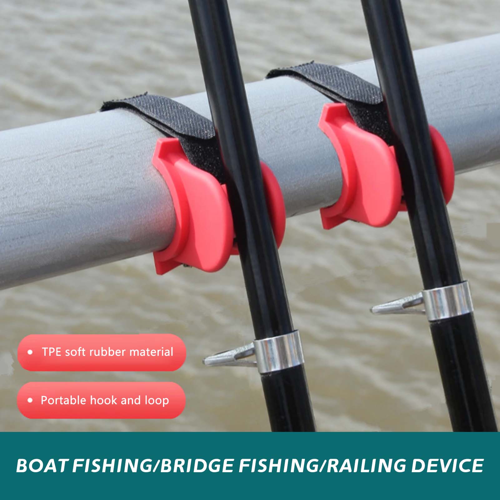 Fishing Boat Trailer - U-förmiger Angelrutenhalter mit Robuster Konstruktion TPE