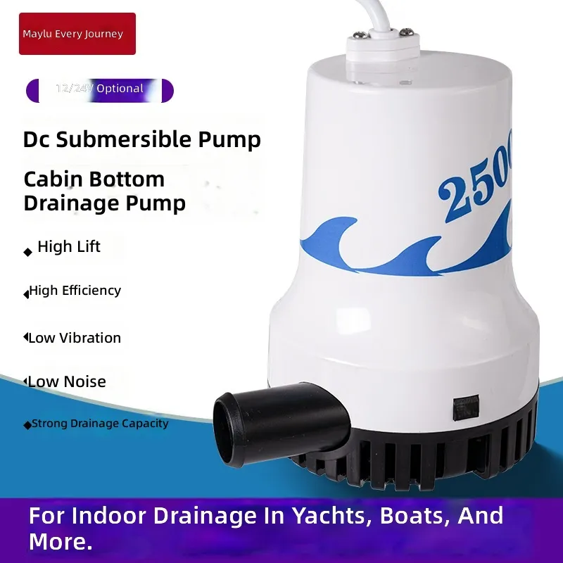 Fishing Boat Bilge Pump - Marine-Bilgenpumpe 12V 24V DC Tauchpumpe mit