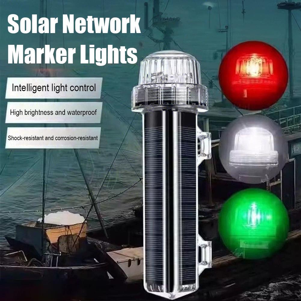 Fishing Boat Trailer - Solar Ozean Signal Licht Navigation Signal