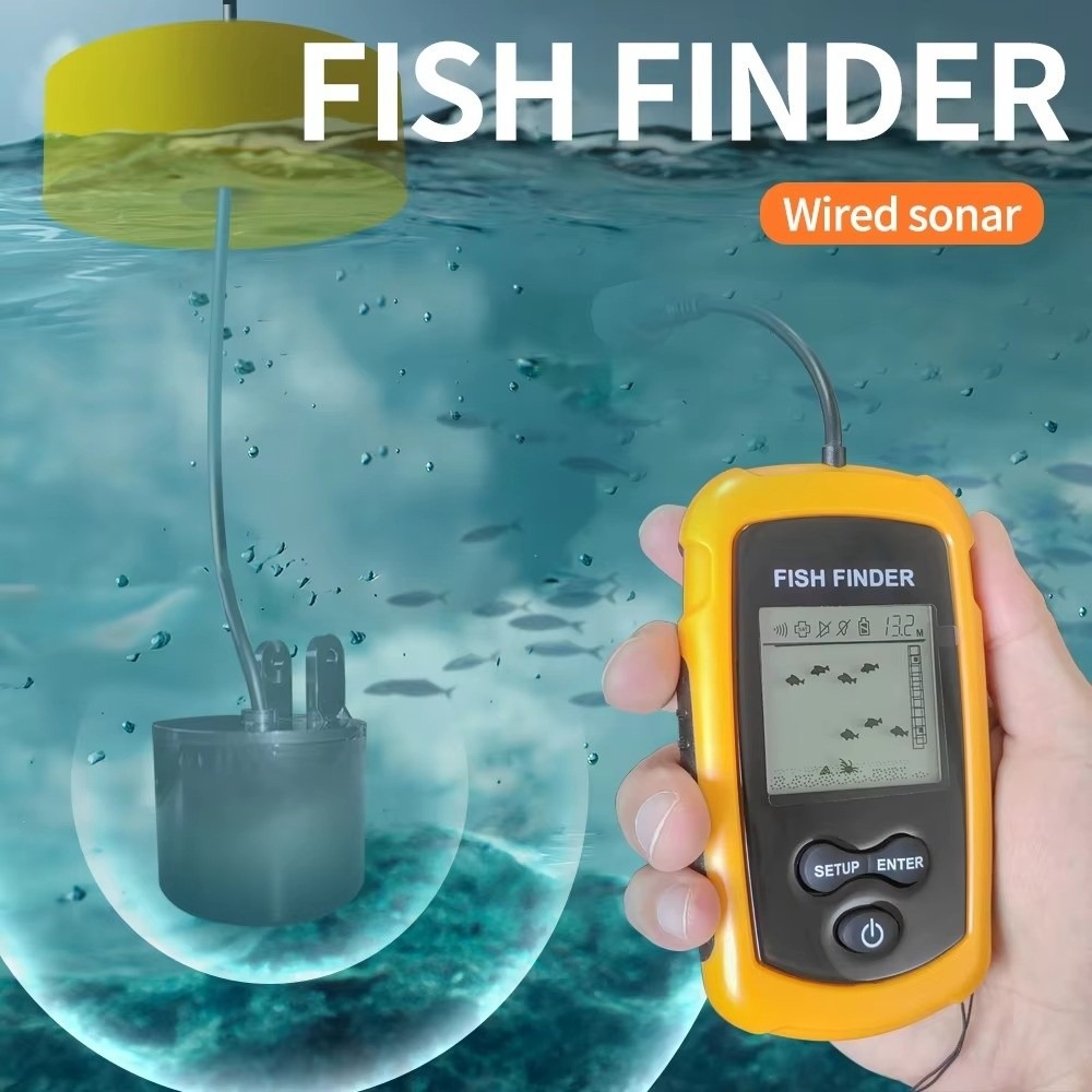 Tragbarer Handfischfinder mit  – Fishing Boat Depth Finder Bewertung und Preis