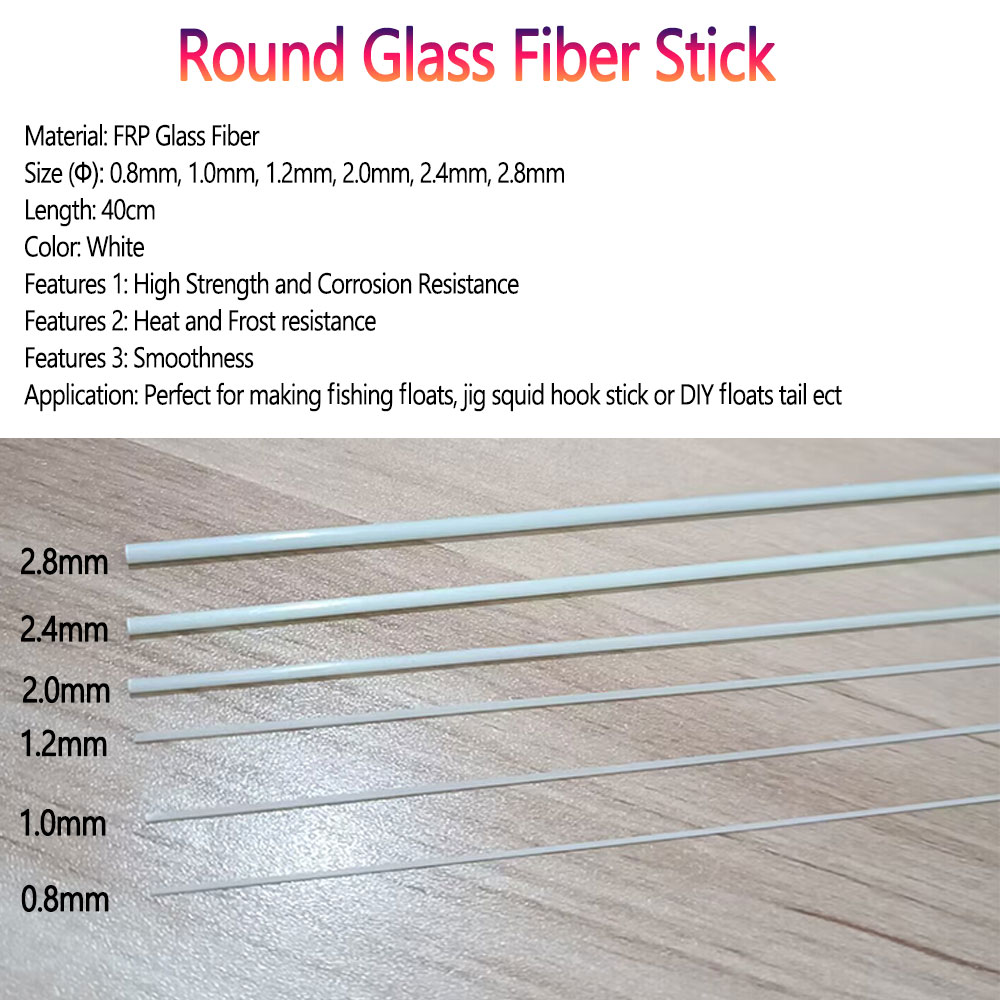 Bimoo 10/20 stücke 0,8mm ~ 2,8 – Fishing Boat Fiberglass Bewertung und Preis