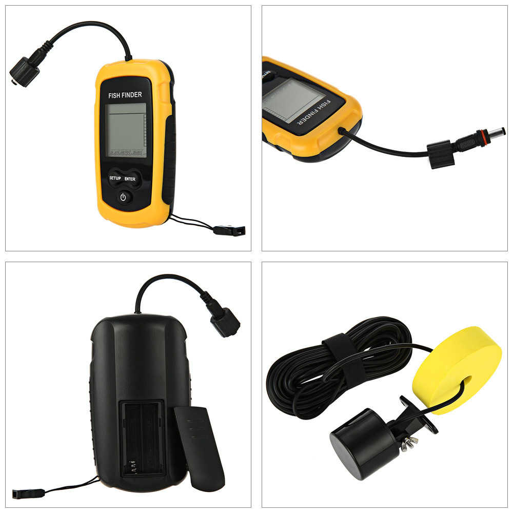 Alarm 100M Tragbarer Sonar-Fis – Fishing Boat Depth Finder Bewertung und Preis