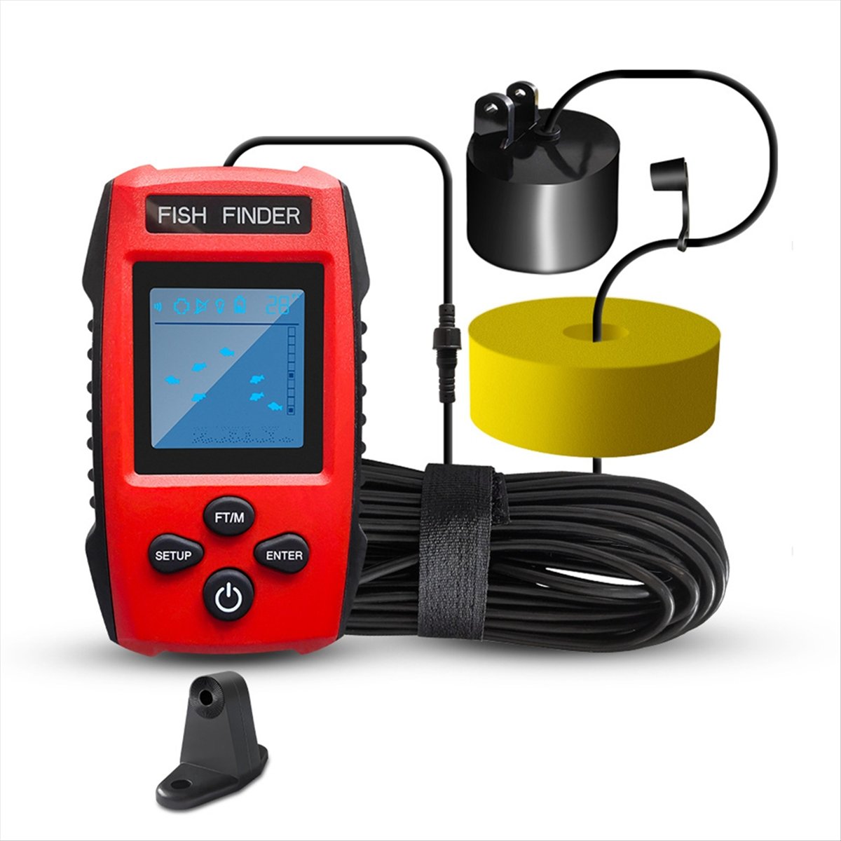 Farb-LCD-Fischfinder, kabelgeb – Fishing Boat Depth Finder Bewertung und Preis