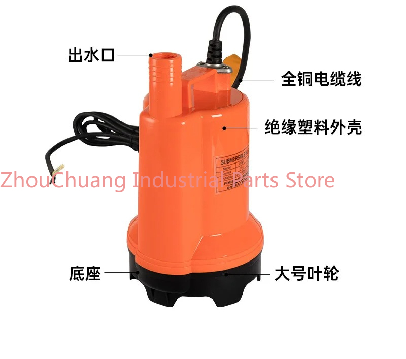 Marine-Bilgenpumpe 12V/24V DC  – Fishing Boat Bilge Pump Bewertung und Preis