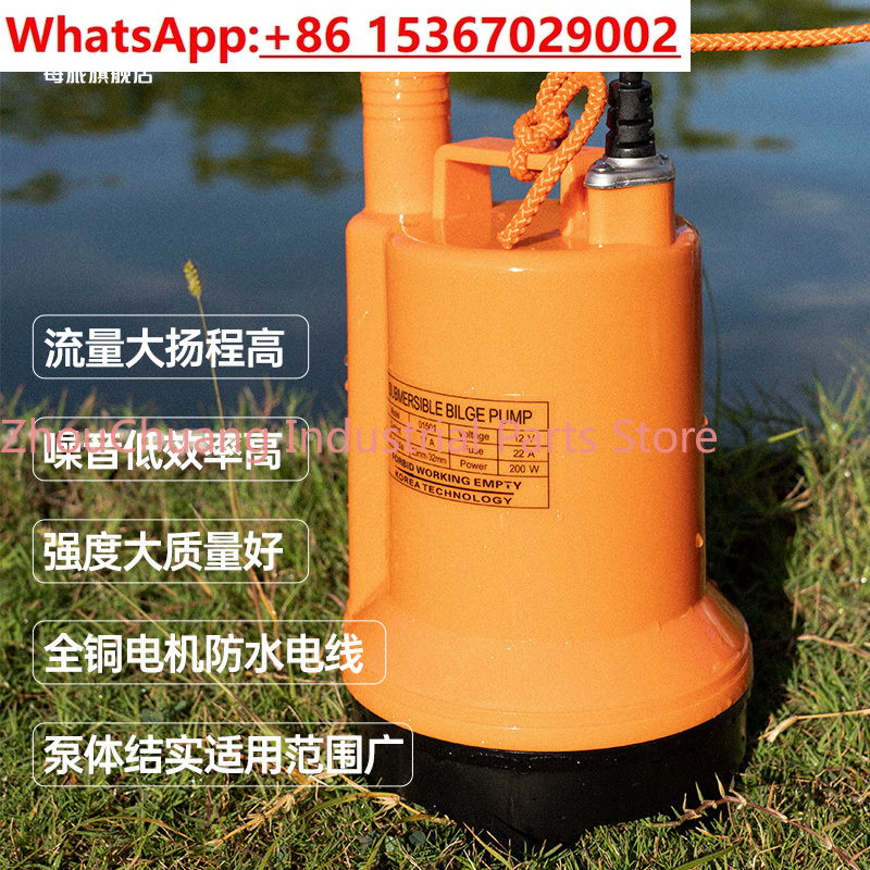 Marine-Bilgenpumpe 12V/24V DC  – Fishing Boat Bilge Pump Bewertung und Preis